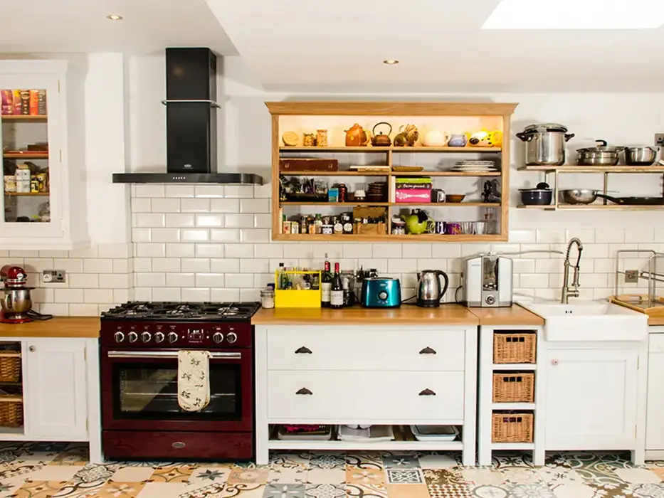 handmade wooden kitchen