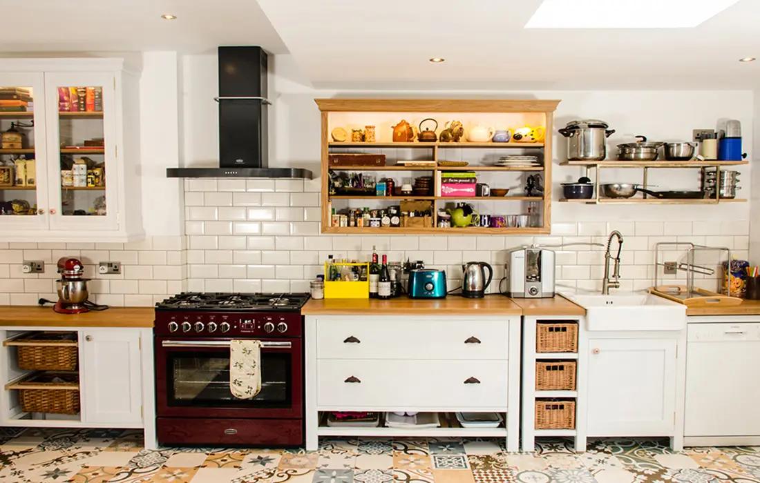 handmade wooden kitchen
